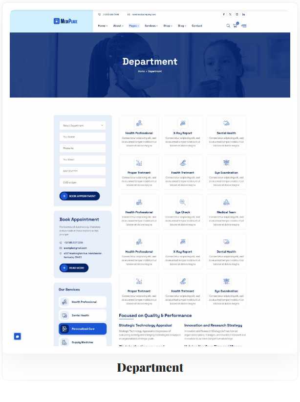 Mediplace - Health & Medical Multipurpose HTML Template